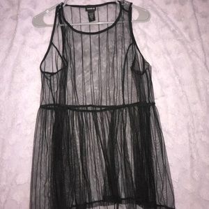 See through tank top